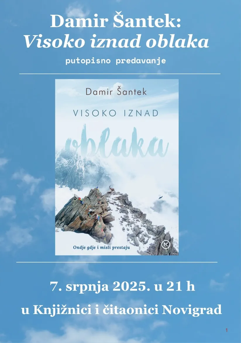 Damir Šantek Visoko iznad oblaka, putopisno predavanje