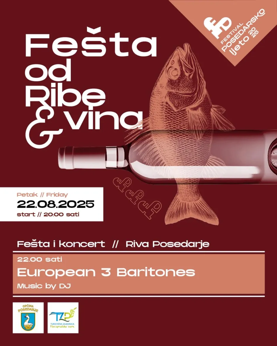 Fešta od ribe i vina – petak 22. kolovoza u Posedarju