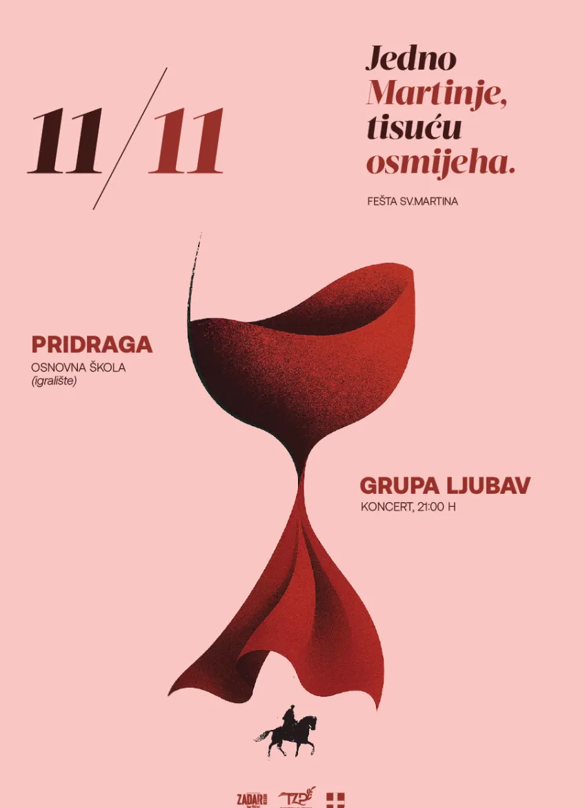 Fešta sv. Martina – utorak 11. studenoga 2025. godine u Pridragi