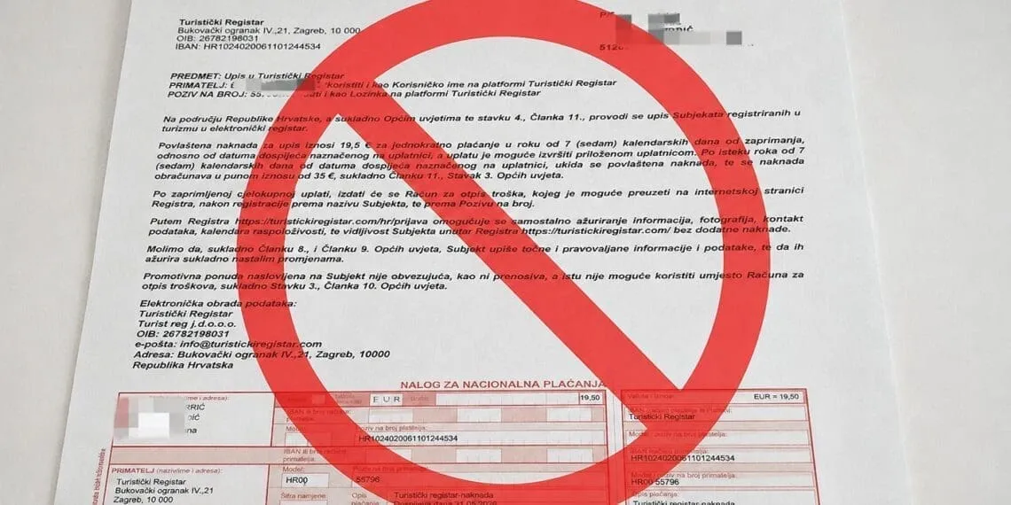 VAŽNA OBAVIJEST IZNAJMLJIVAČIMA – „TURISTIČKI REGISTAR“